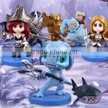 SV-LOL013 Popular game League of Legends action figures PVC doll figure set 6pcsLOL Q version figures