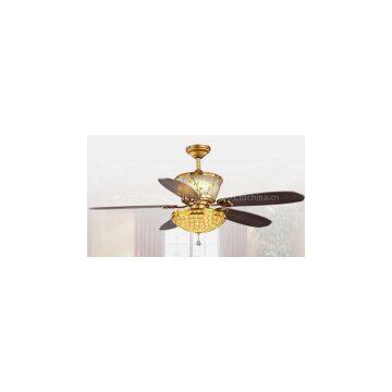 52inch Crystal Ceiling fan light with remote