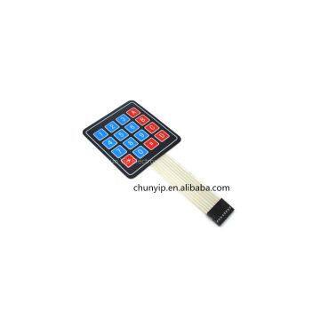 custom prototype 4*4 keys membrane switch