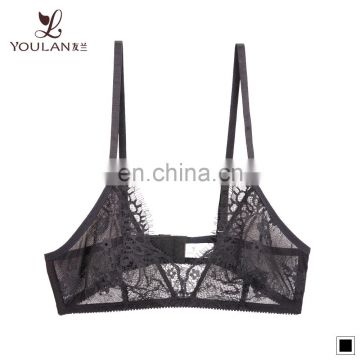 China Factory Custom High Quality Lingerie Encaje Sexy Lace Bralette