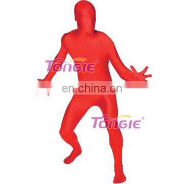 2016 Fahioned The New Design Red Zentai Sexy Spandex Catsuit