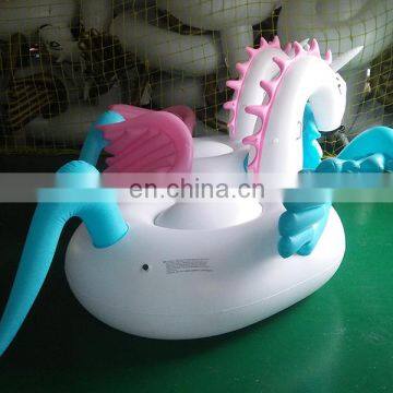 6P Giant Swimming Inflatable Pegasus Pink and Blue Wings Pool Float With EN71 Certification photo-6