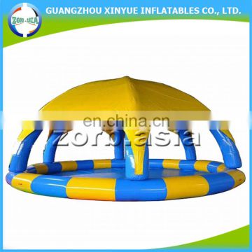 Large custom inflatable swimming pool covers with factory price