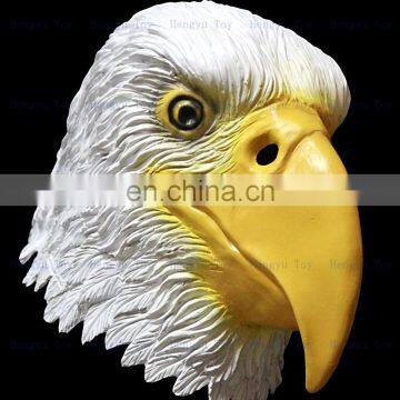 hot selling latex full head Christmas mask pretty vivid Latex Eagle Mask for 2014 world cup