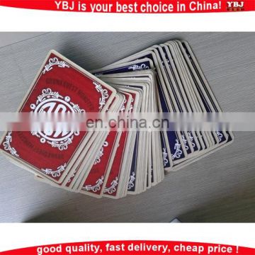 Children paper playing cards game with top quality