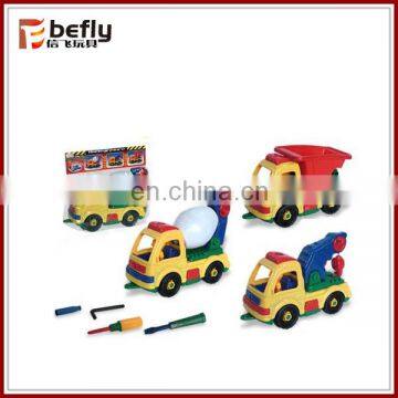 Diy mini truck assemble toy education take apart car toy