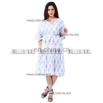 Beautiful Kaftan Kurti Tops New designs Batik Kaftan Beachwear Tunic Tops