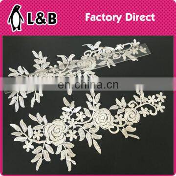 2017custom Fancy Flower Lace Patch/applique photo-5