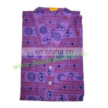 Full Sleeve Long Yoga Kurta in Cotton, Size : Chest 109 x Height 103 x Sleeve 57 Centimeters. photo-2