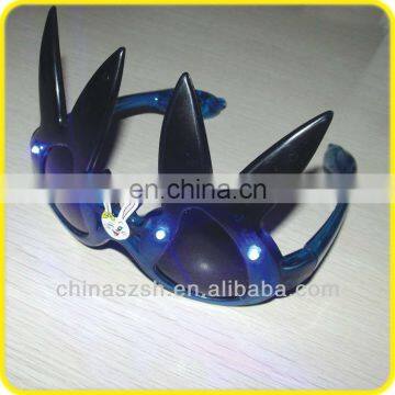 2015 Fashion style light up Rabbit sunglass for Hallween
