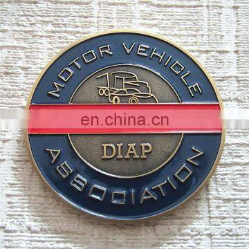 Top Quality Soft Enamel Shield Logo Combined Coin photo-2