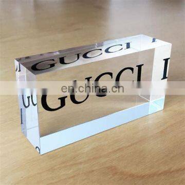 Acrylic Sign Display Block Brand Block Wholesale