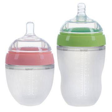 Food Grade BPA Free Silicone Baby Milk Feeding Bottle