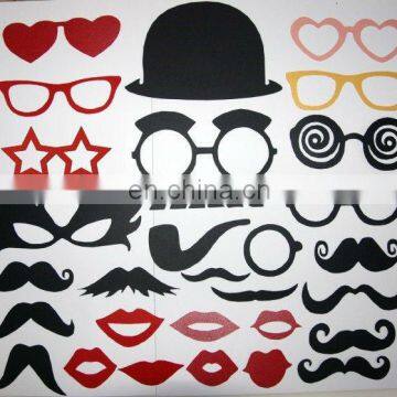 29pc Mustache Photo Booth Props Fun for Wedding Parties Birthday Xmas