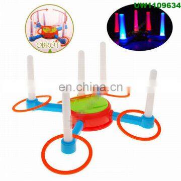 Ring Toss Kids Adults Games Improve Eye-Hand Coordination and Fine Motor Skills - with Carrying Case, Plastic Rings