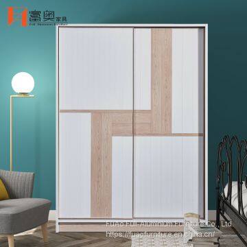 All Aluminum Bedroom Furniture Sliding Door Wardrobe