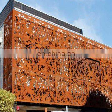 Perforated Corten Steel Wall Cladding photo-3
