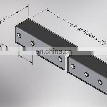 Q235 Steel Properties ms Steel Angle Bar With Holes photo-3
