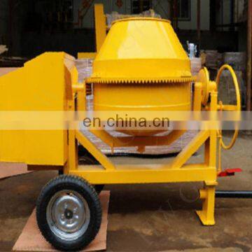 350L/400L diesel concrete mixer portable gasoline concrete mixing machine for sale