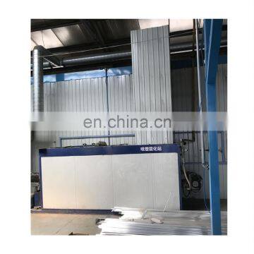 Advanced powder coating system machine for aluminum profiles