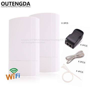 5GHz Outdoor CPE Elevator Wireless Bridge 1-2KM Range 450Mbps AP Router Access Point WIFI Repeater Extender Support WDS PoE photo-4