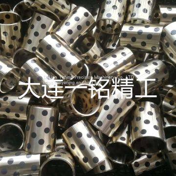JDB650 Copper-based Solid Mosaic Self-lubricating Bearing JDB-650 Oil-free Graphite Copper Sleeve photo-4
