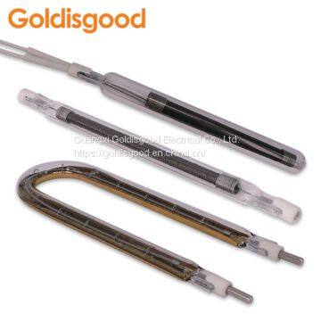 Short Wave White Coated Infrared Heater Tube Quartz Tungsten Heating Lamp photo-3