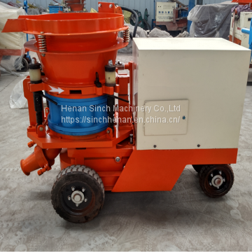 Dry shotcrete machine