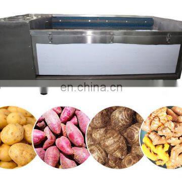 multifunction one process brush vegetables potato washing and peeling machine