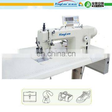 High-speed direct drive synchronous compound feed heavy duty lockstitch sewing machine