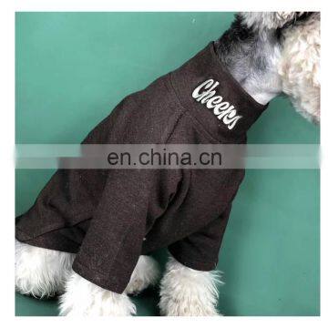 Dog Base Shirt Spring Hoodie High Collar Inner Clothing Corgi Teddy Schnauzer Pomeranian Pet Clothing photo-5