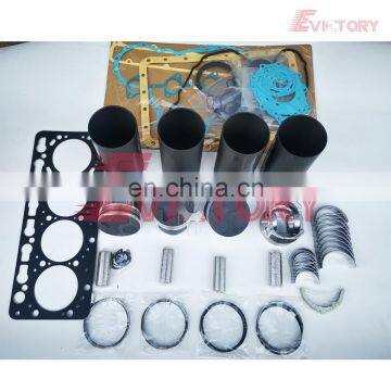 For KUBOTA V4300 ENGINE OVERHAUL REBUILD KIT