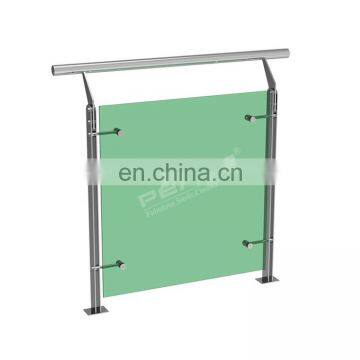 Top Grade Tempered Glass Balustrade Balcony Glass Railing photo-3