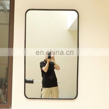 Black Wall  Mirror - Rectangle Mirror With Beautiful Metal Frame