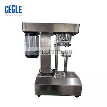 CE approved semi-automatic close the bottle cap machine