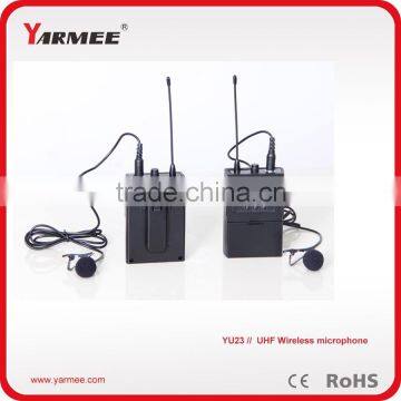 Factory price YARMEE professional wireless lavalier microphone for teacher