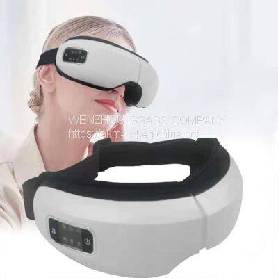 Wireless Air Pressure Vibration Digital Eye Massager Vibration Magnetic Acupuncture Therapy Relief Heat Compress Eye Mask photo-2
