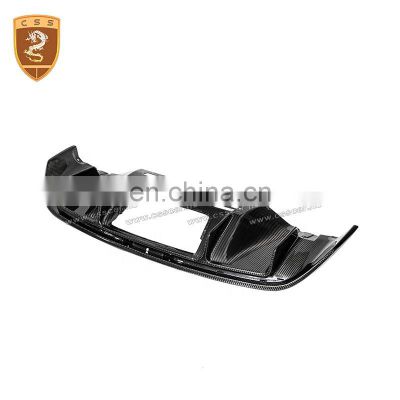 V10 Style Carbon Fiber Rear Bumper Lip Car Parts For Adi R8 V8 Rear Diffuser photo-4