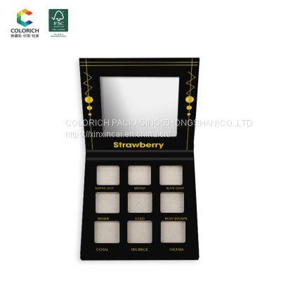 Cardboard Packaging Manufacturer Eyeshadow Packaging Palette With Mirror Packages For Makeup Palettes Private Label photo-3