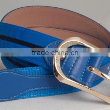 2014 New Fashion design PU belt for man and woman's dressing in 30mm width