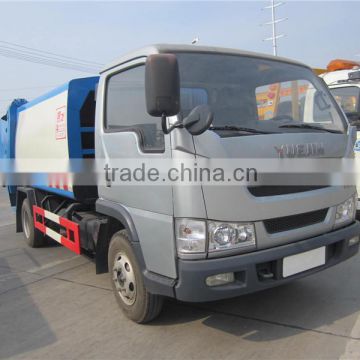 Yuejin 5m3 mini garbage truck