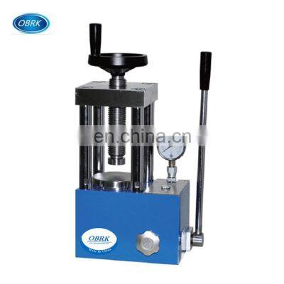 XRF Sample Specialized Laboratory Manual Hydraulic Press from Powder to Flake