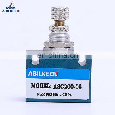 Цена завода, серия ASC: ASC100-06, ASC200-08. Регулируемые дросселирующие вентили для контроля воздушной скорости и пневматического потока photo-3