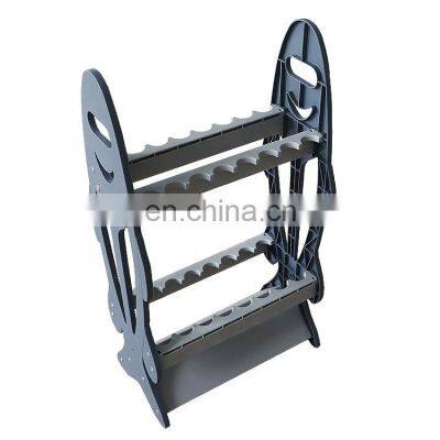 In Stock Portable Plastic Support Simple Structure Fishing Rod Display Rack 16 Hole Fishing Rod Holder photo-3