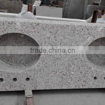 Bathroom Quartz Vanity Tops With Double Sink Cut-out photo-4