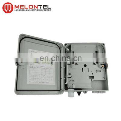 MT-1401 Cheap Price Pole Mount Type Outdoor Waterproof PP Plastic 8 Core Small Fiber Optic Junction Box With 1x8 PLC Splitter photo-3