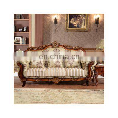 USA Royal Sofas Antique Classic Fabric Couch Living Room Sofa Set Furniture