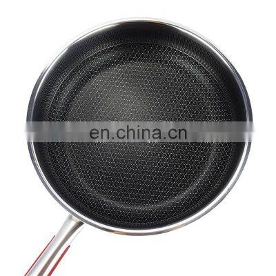 Kitchen Modern Portable Large Industrial Cheap Non Stick Deep 4 Egg Ceramic Frying Pan photo-4