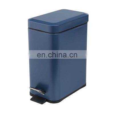 Rectangular Household Trash Can Kitchen Bathroom Best Sales Waste Bins 5L  Dustbin with Soft Close