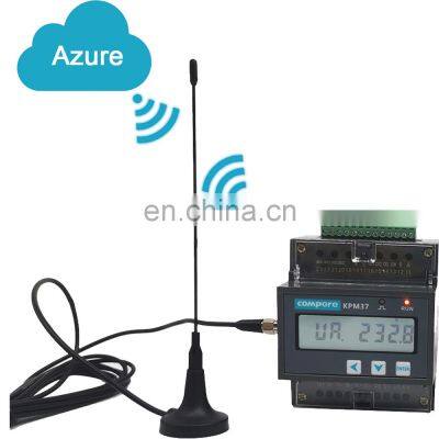 4G/WIFI/Lora MQTT To Azure Platform Three Phase Din Rail Digital Energy Meter Electronic Meter Industry IOT Electric Meter Price